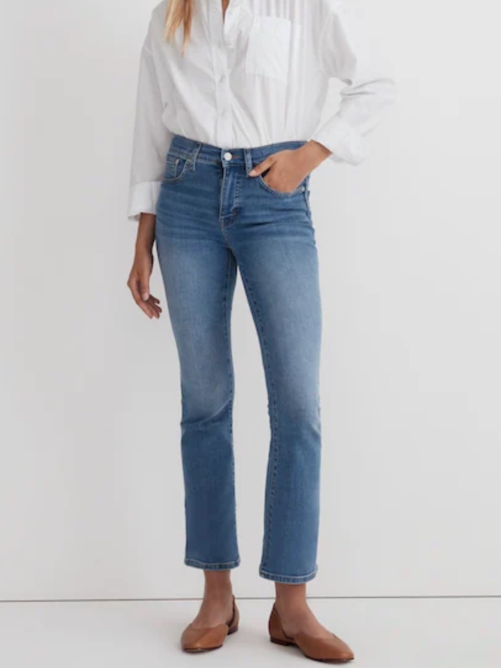 MADEWELL Kick Out Crop Jeans 26P